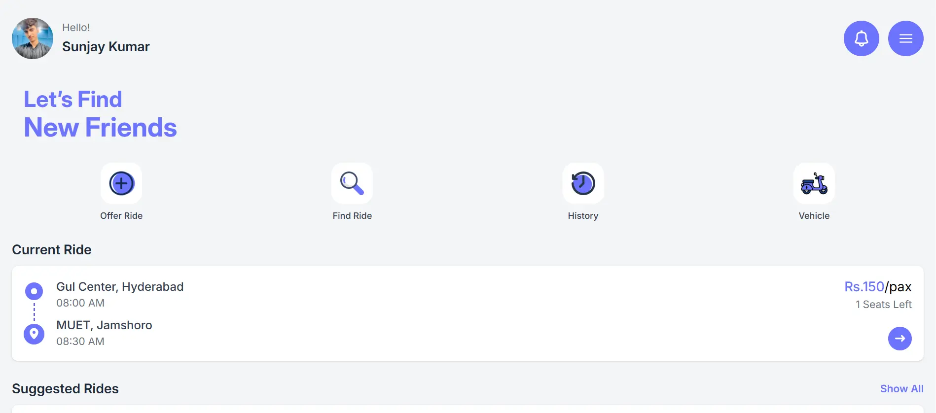 Ride-sharing-website